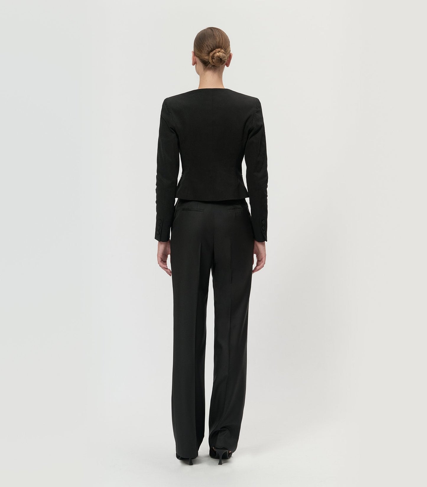 Black Heart - Shaped Cut Blazer - Arrita Studio