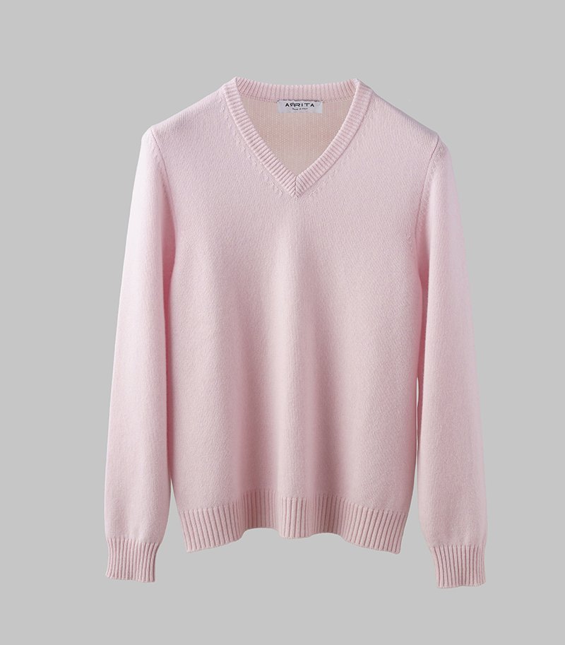 Blush Cashmere Sweater - Arrita Studio