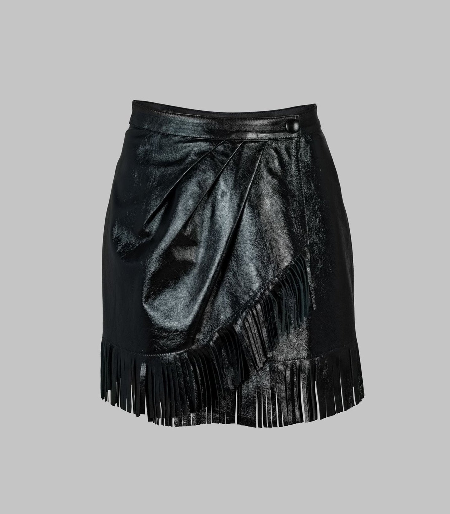 Drapped Skirt with Fringes - Arrita Studio