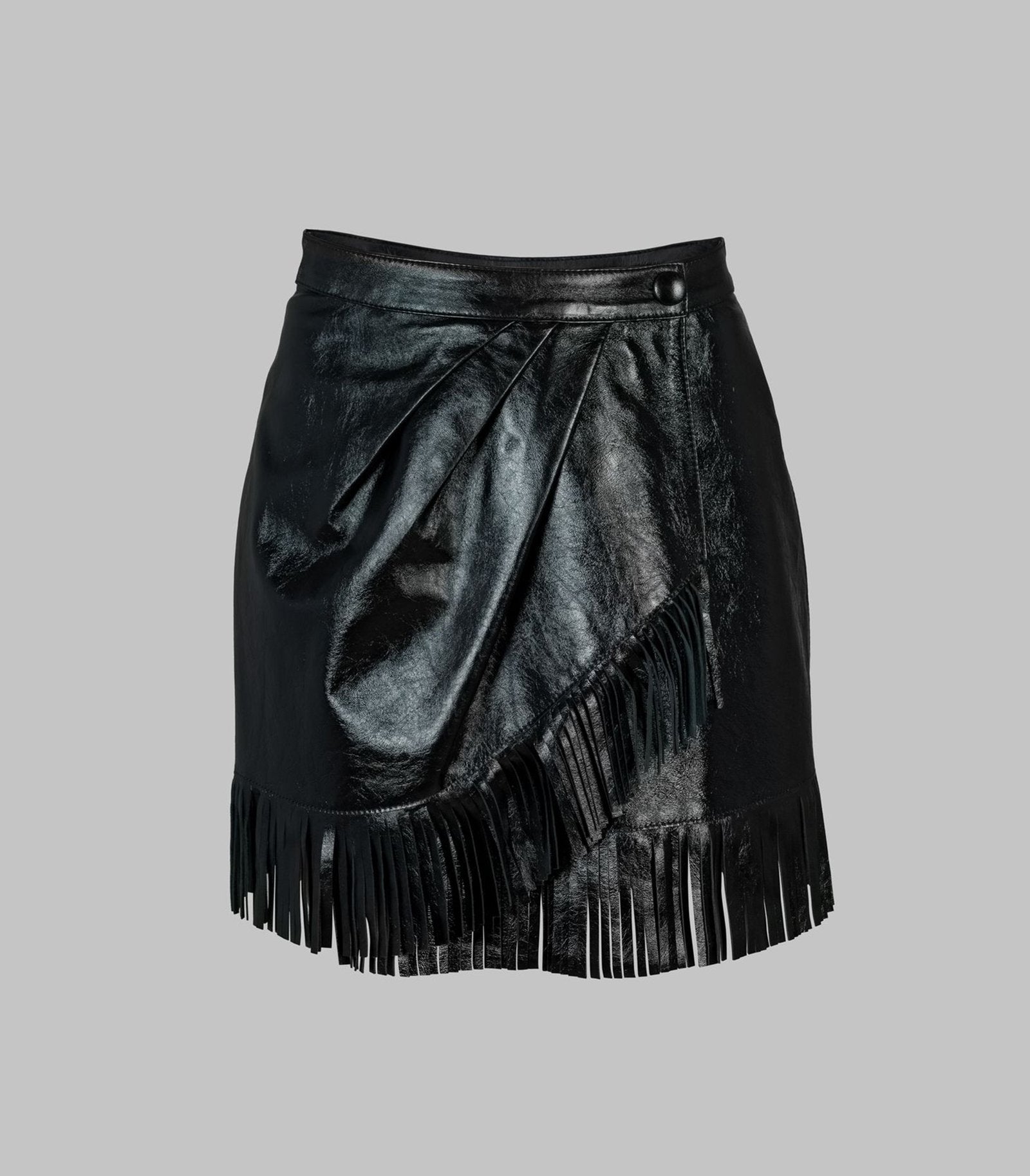 Drapped Skirt with Fringes - Arrita Studio
