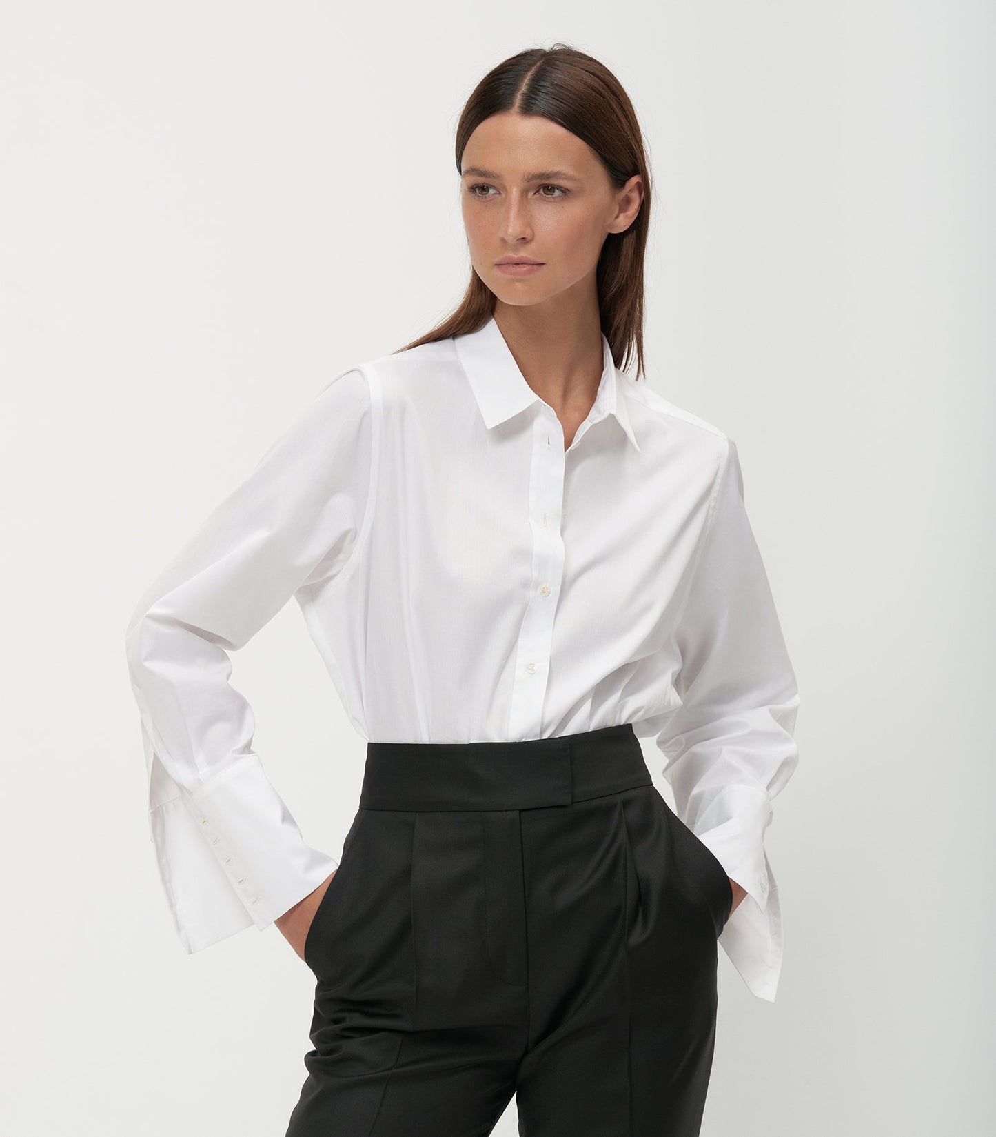 High-waisted Trousers