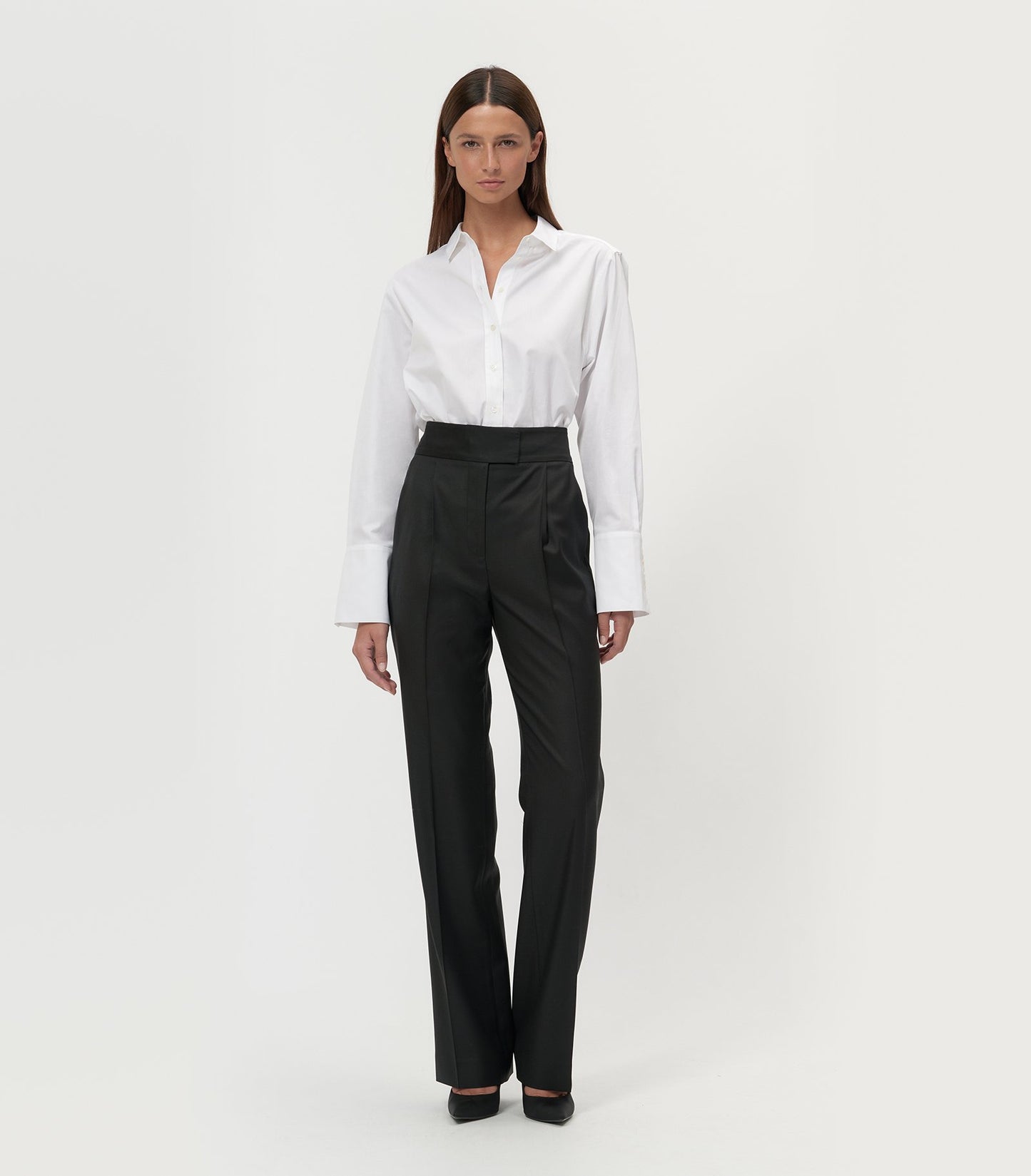 High-waisted Trousers